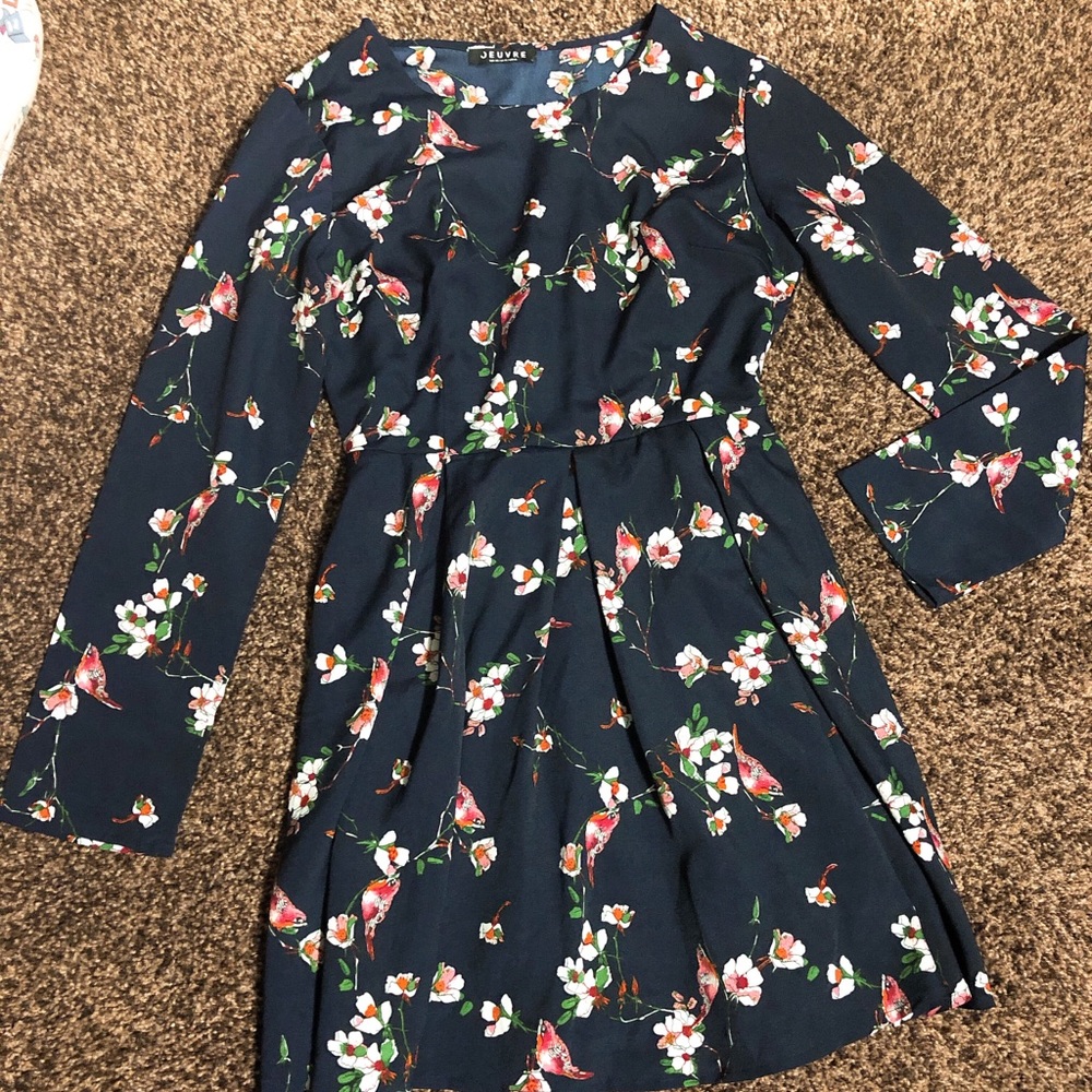Floral Dark Blue dress